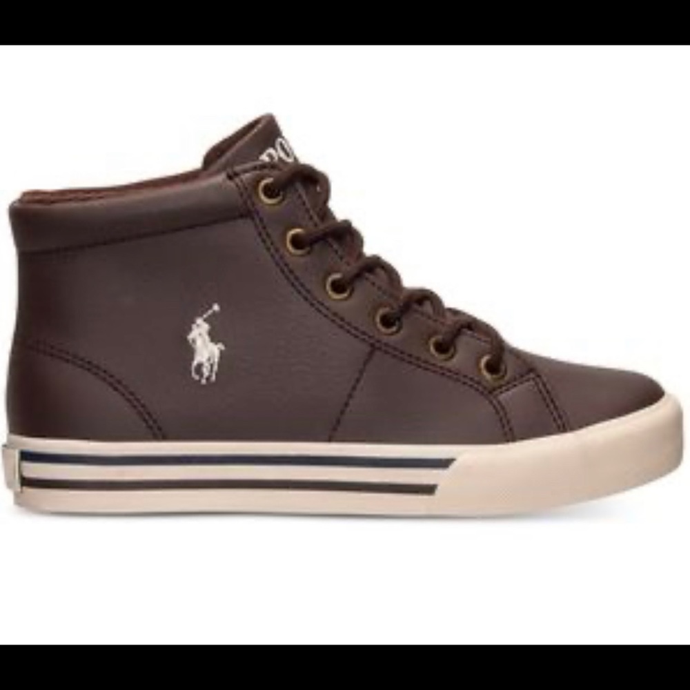 Polo Ralph Lauren Sneakers (Brown Scholar Mid)
